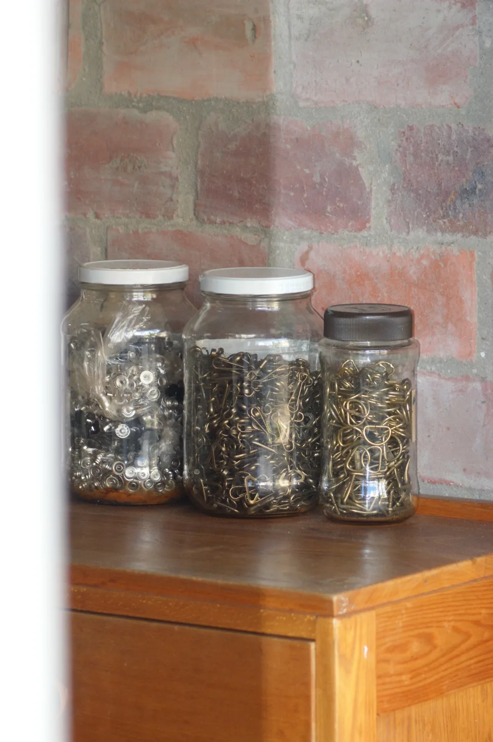 Leather-based storage jars