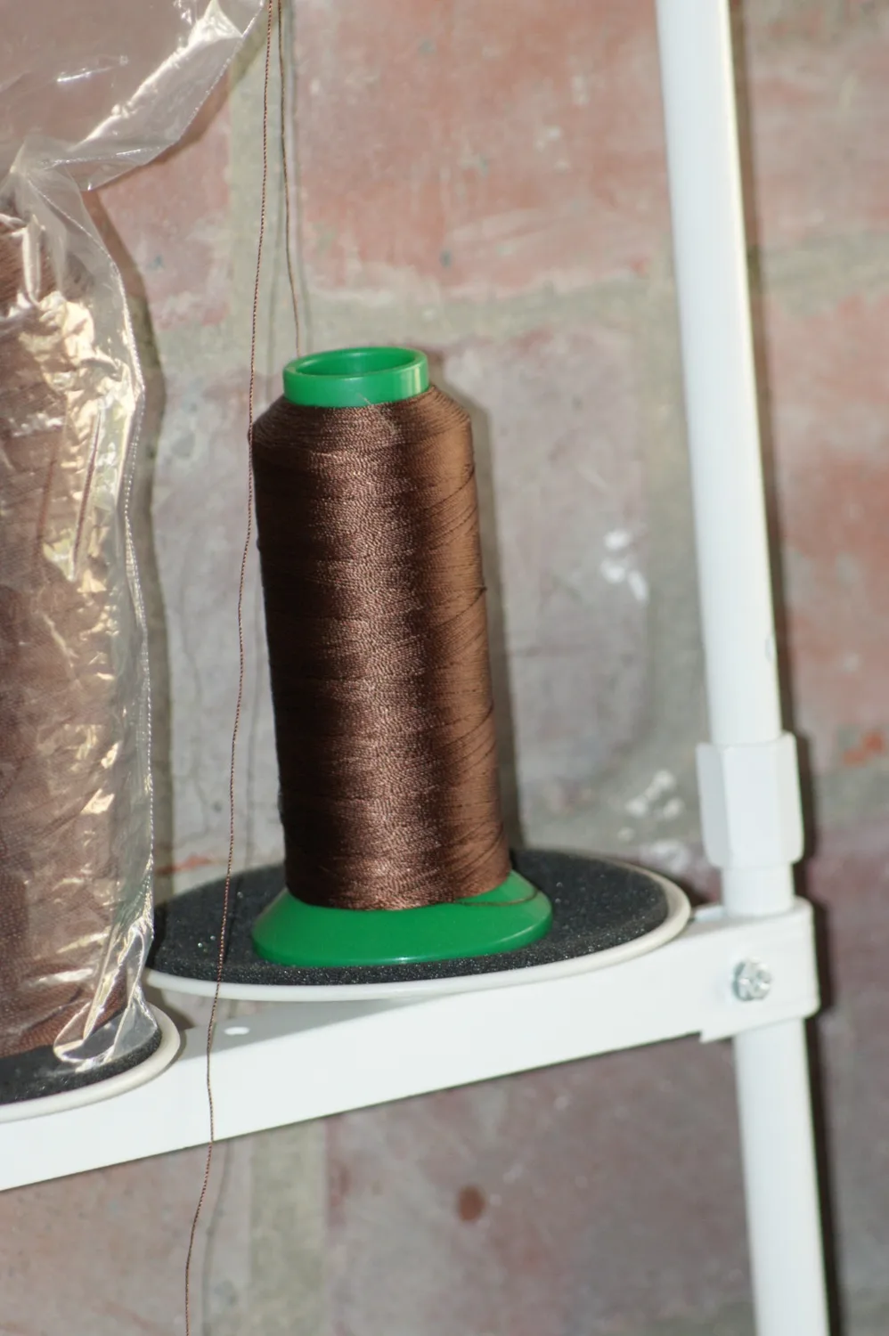 Leather workshop thread spool